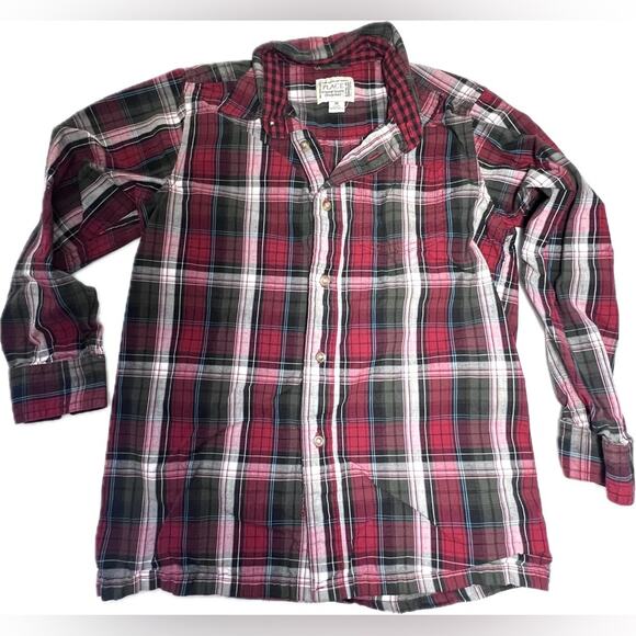 Other - Children’s Place button down plaid shirt EUC boys medium 7-8